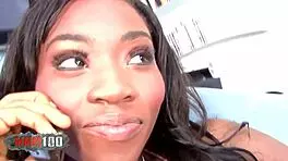 Man, I’m like so shook, this ebony goddess took a huge cock and creampie, couldn’t even handle it right!