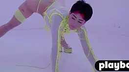 Amazing Latina Mia Valentine Poses With Big Ass In Lingerie