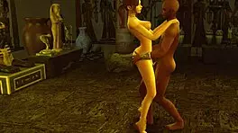 sims 4 tomb raider parody with lara croft's trial