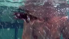 Ivetta Teases in Bikini at Public Pool for Your Eyes