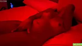 young latina masturbates to intense orgasm