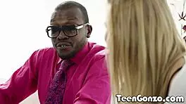 teengonzo chubby blonde teen 18+ takin’ her first black cock, oops didn’t mean to scream!