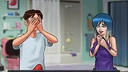 Summertime Saga 64! Hot Anime Action with Big Tits and Homemade Ass Play. Get Ready for Wild Hentai Scenes!