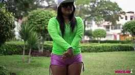 Jovencita Cielo Martínez entrenó y encontró un chico para rutinas y más 😈