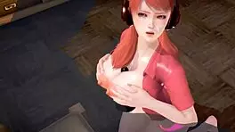 the girl next door in a relaxing 3d cartoon adventure