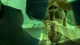 Sam's futa selfcest adventure where she gets creampied by herself in 3D