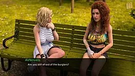 I take two hot teen 18+s out for a walk and nurse them back to pleasure oops I mean game