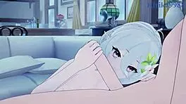 kokkoro and chieru having intense sex in princess connect re dive hentai