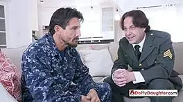 Law Enforcement Step Daddies Swap Daughters For A Steamy Banging