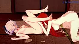 okita souji, wanna join intense futanari sex now?