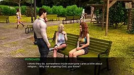 I take two hot teen 18+s out for a walk and nurse them back to pleasure oops I mean game