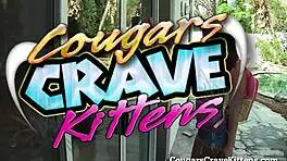 Married Milf Seduces Hot Latin Teen 18+ for Shaved Pussy Licking