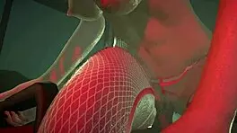 Horny nurse bounces wild on cock in 3D hentai porn uncensored!