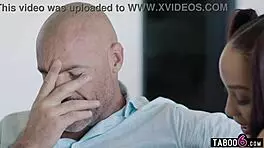 Black cheerleader teen Alexis Tae gets seduced by stepdad Charles Dera