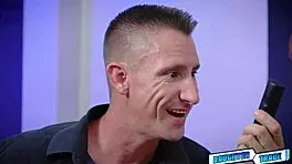 Besties take big cocks in tight pussies at Halloween