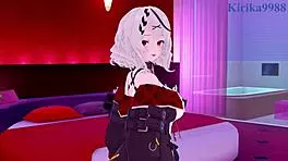 sakamata chloe and takane lui in wild hololive vtuber hentai pov