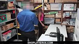 Will she give up her anus to the guard?