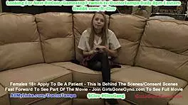 I felt so nervous during Ava Siren’s 1st gyno exam with Doctor Tampa