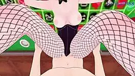 shizuka and beatrix bunny girl creampie in pov hentai 😍