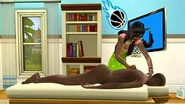 indian stepdaughter helps her stepdad with erotic massage - indian teen 18+