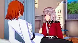 Florence, Meltryllis, Gudako Feel Intense Futanari Lesbian Passion