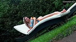 Irina Cage Nude Swimming Underwater