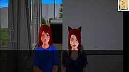 anime family adventures in a cartoon game world