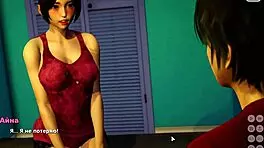 In this hentai, my bully becomes my lover in bikini kissing scene