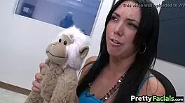 Super Hot Teen 18+ Megan Foxx Gets Massive Facial Cumshot