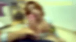 She pretends to sign contracts, but really wants to suck my huge cock and swallow again.