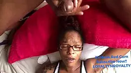 Couple Masturbates Together For Facial