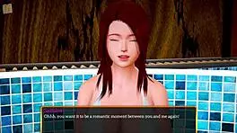 in my new family, the redhead milf seduces the blonde teen