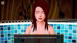 in my new family, the redhead milf seduces the blonde teen