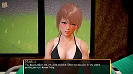 in my new family, the redhead milf seduces the blonde teen