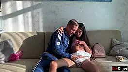 Street guy offered this cute girl a drink and got her in a miniskirt for doggystyle 😉