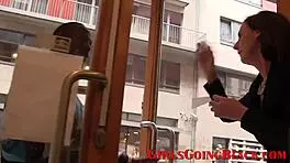 Lucky Married Cougar Sucks Young Black Cock Deep And Hard!