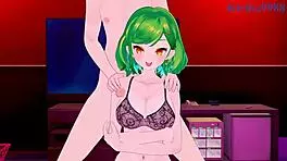yorumi rena and kitakoji hisui have intense sex in this vtuber hentai 😍
