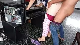 I followed my neighbor and almost got caught fucking her