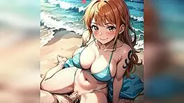 fucking tight pink pussy with massive cock in 3d