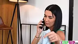 Busty European Stepsis Caught Stepbro Sniffing Her Panties