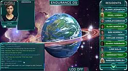 stranded girl chats with cute teens