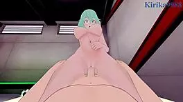 I watch Toru Hagakure and Rumi Usagiyama Mirko have intens sex in this POV hentai, with big tit and creampie