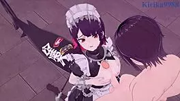 Ellen joe in intense action scene from zenless zone zero hentai