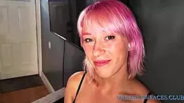 this sex doll looks so real, but wait until you see the sloppy interracial cum swallow in my review