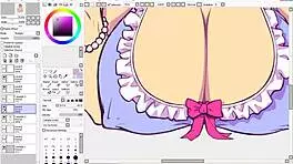 hentai speed drawing part three flats and shading