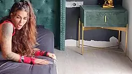 Oh god, the famous neighbor fucks me so hard with his muscular body until creampie in bed