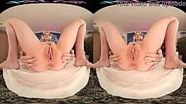 vrallure soothing morning with petite 18+ blonde playing with toys in pov voyeur style