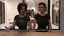 complete gameplay - westview academy part 5 with bukkake and big tits