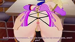 buttsex magic with saber in 3d hentai game