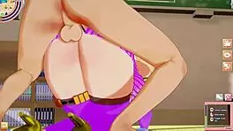 buttsex magic with saber in 3d hentai game